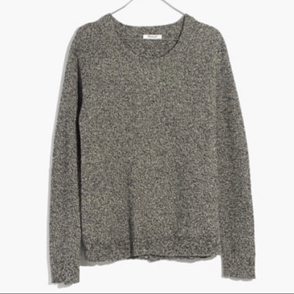 * Madewell Crewneck Crossback sweater